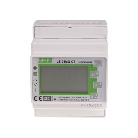 Contor digital montare șină DIN LCD 5A | Electronic-mag.ro | Componente Electronice