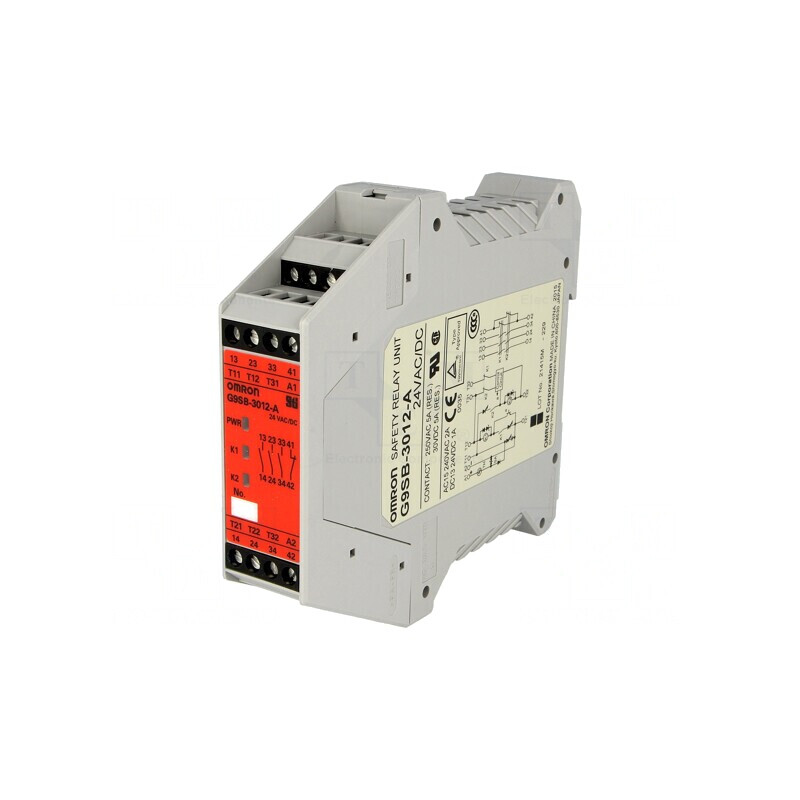 Releu de siguranță G9SB 24VAC/24VDC 2 intrări | Electronic-mag.ro | Componente Electronice