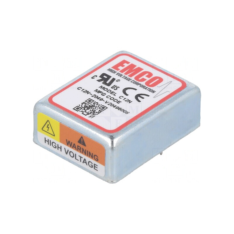 Convertor DC/DC 1W 11.5-16V la 0-1.25kV 1mA | Electronic-mag.ro | Componente Electronice