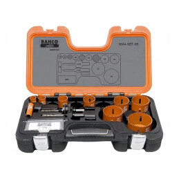 Set carote pentru găurit lemn 9 buc. | Electronic-mag.ro | Componente Electronice