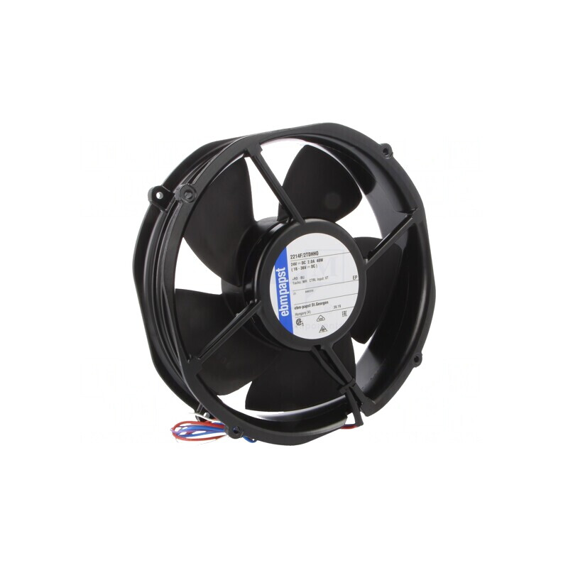 Ventilator axial DC 24V Ø197mm 940m3/h | Electronic-mag.ro | Componente Electronice