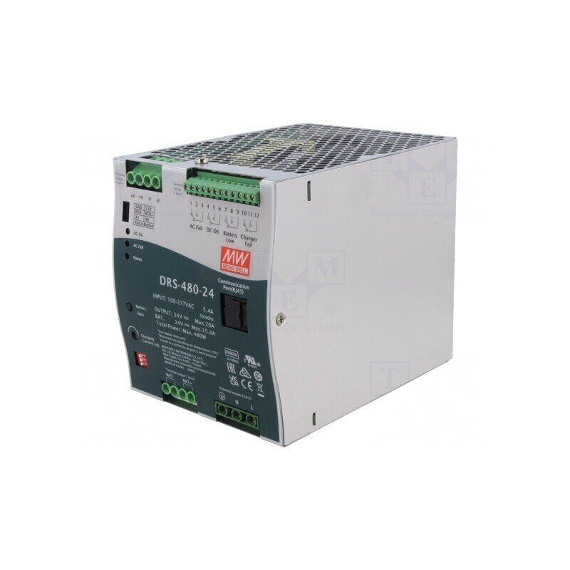 Alimentator cu Buffer pentru Șină DIN 480W 24V 20A | Electronic-mag.ro | Componente Electronice