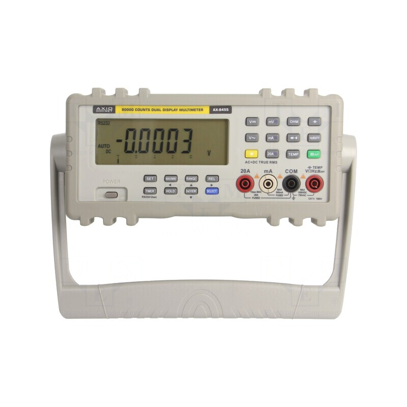 Multimetru de Masă True RMS LCD Baragraf AX-8455 | Electronic-mag.ro | Componente Electronice