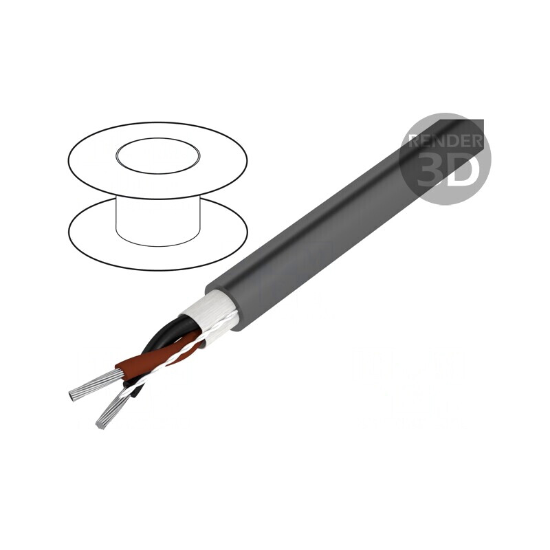 Cablu Xtra Guard 1 2x22AWG 30,5m 300V Neecranat | Electronic-mag.ro | Componente Electronice