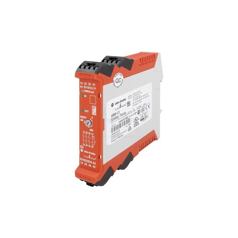 Releu de Siguranță GSR 24VAC/DC 2 Intrări 3 Ieșiri | Electronic-mag.ro | Componente Electronice