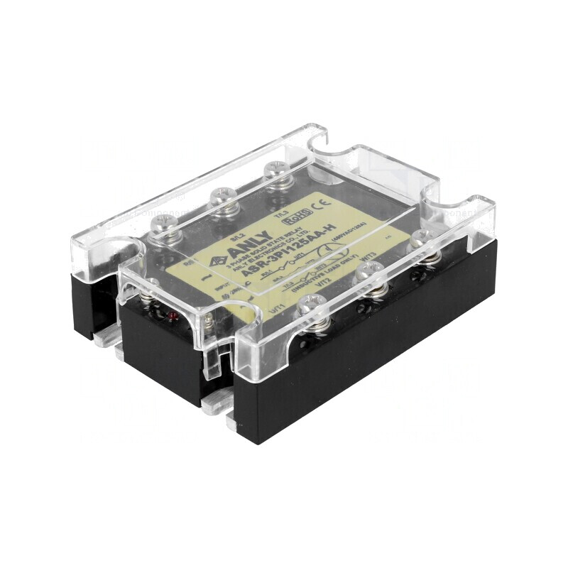 Releu Semiconductor 125A 3-fazat 48-480VAC | Electronic-mag.ro | Componente Electronice
