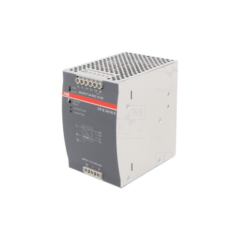 Alimentator Pulsatoriu pentru Șină DIN 240W 24VDC | Electronic-mag.ro | Componente Electronice