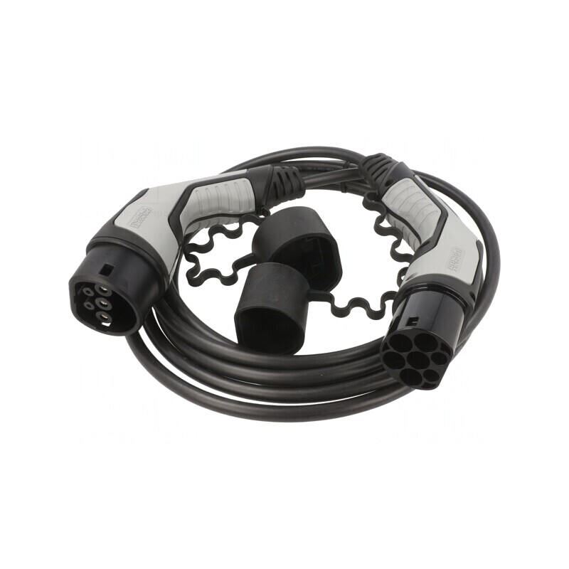 Cablu eMobility Tip 2 32A 5m Monofazat IP44 250V 8kW | Electronic-mag.ro | Componente Electronice