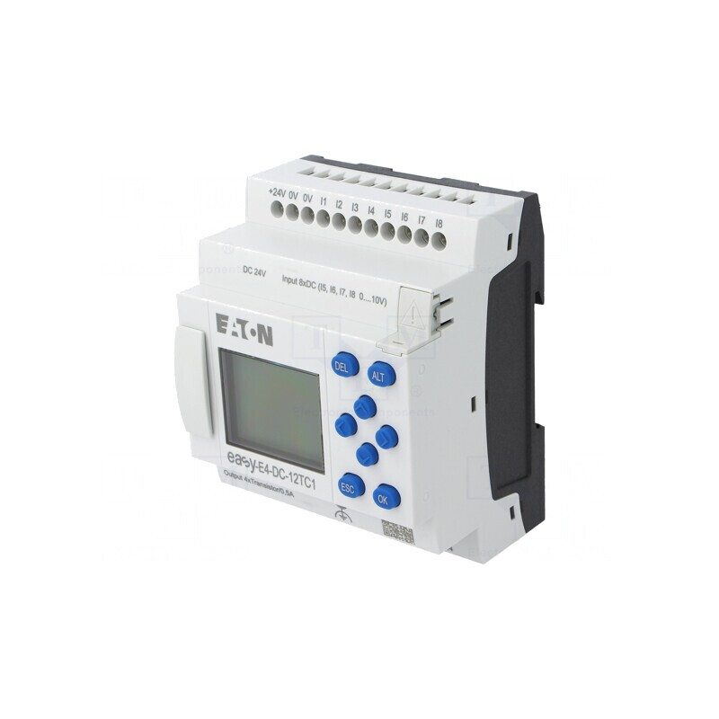 Releu Programabil EASY-E4-DC-12TC1 - 8 Intrări Digitale, 4 Intrări Analogice | Electronic-mag.ro | Componente Electronice Releu Programabil EASY-E4-DC-12TC1 - 8 Intrări Digitale, 4 Intrări Analogice | Electronic-mag.ro | Componente Electronice