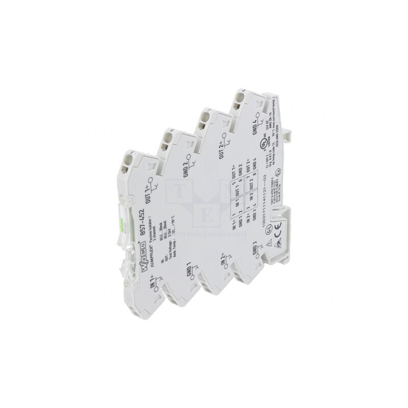 Adaptor Separator de Semnale pentru Șină DIN 0-20mA 4-20mA | Electronic-mag.ro | Componente Electronice
