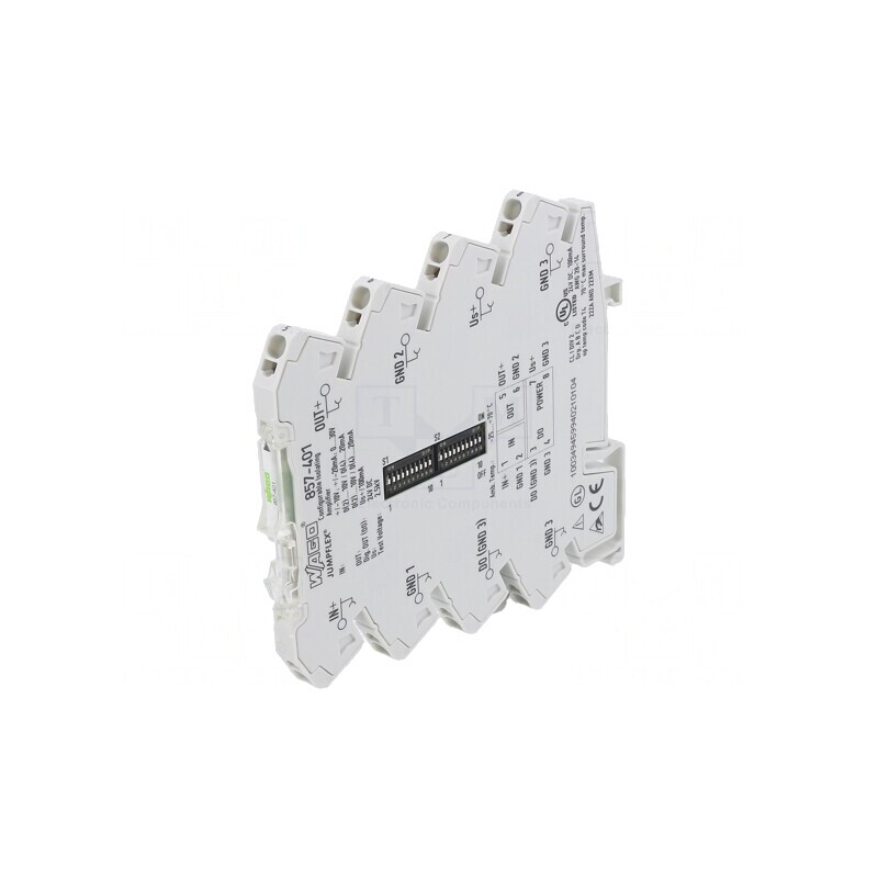 Adaptor Separator de Semnale/Amplificator pentru Șină DIN | Electronic-mag.ro | Componente Electronice