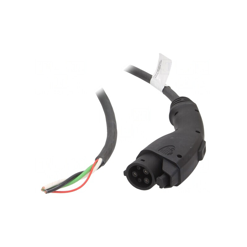 Cablu eMobility Tip 1 250V 10kW 5m IP44 | Electronic-mag.ro | Componente Electronice