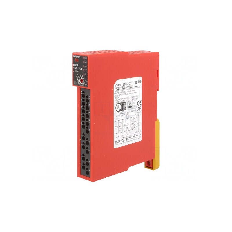 Releu de Siguranță 24VDC pentru Șină DIN - G9SE-221-T05 | Electronic-mag.ro | Componente Electronice