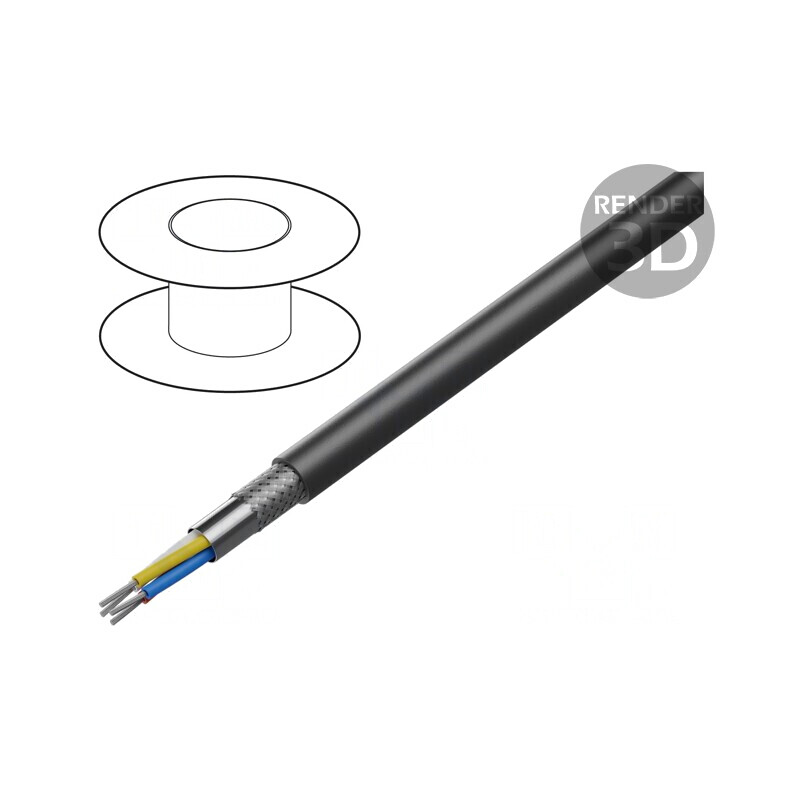 Cablu Ethernet Industrial S/FTP 4x2x26AWG PVC | Electronic-mag.ro | Componente Electronice