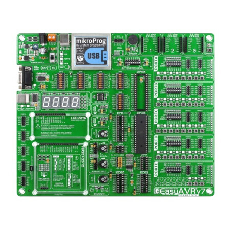 Kit Dezvoltare Microchip AVR EASYAVR V7 | Electronic-mag.ro | Componente Electronice