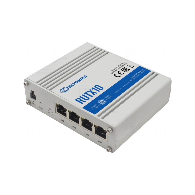 Ruter 4 Porturi 9-50VDC RJ45 IP30 RUTX10000000 | Electronic-mag.ro | Componente Electronice