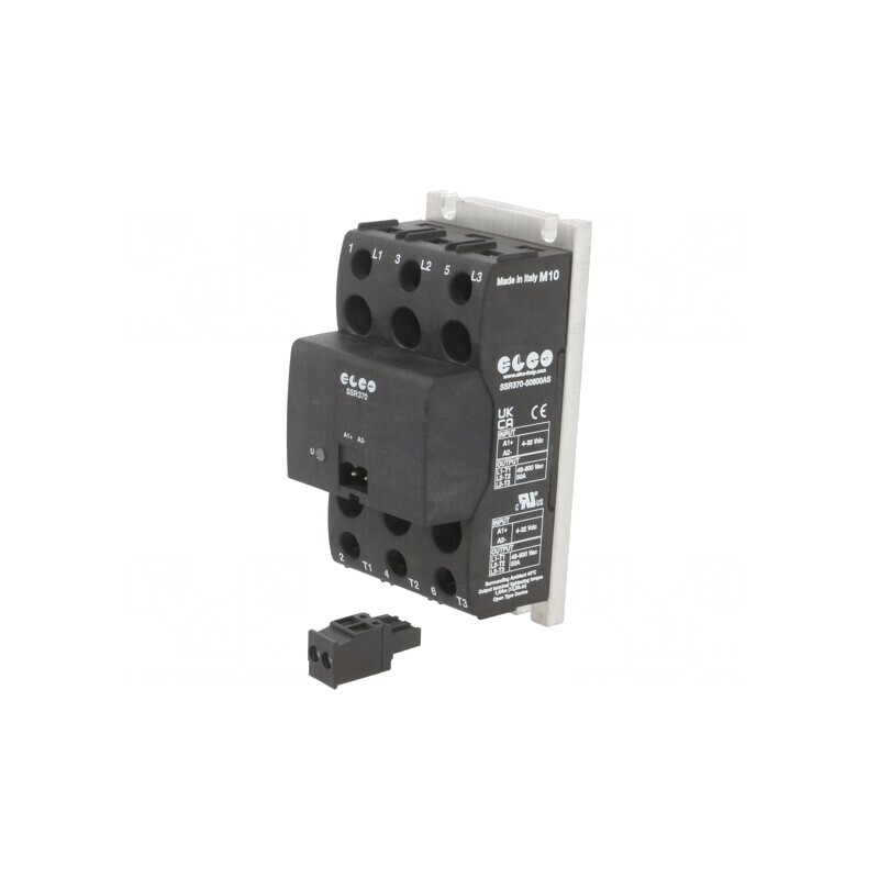 Releu Semiconductor 50A 3-Fazat 48-600VAC | Electronic-mag.ro | Componente Electronice