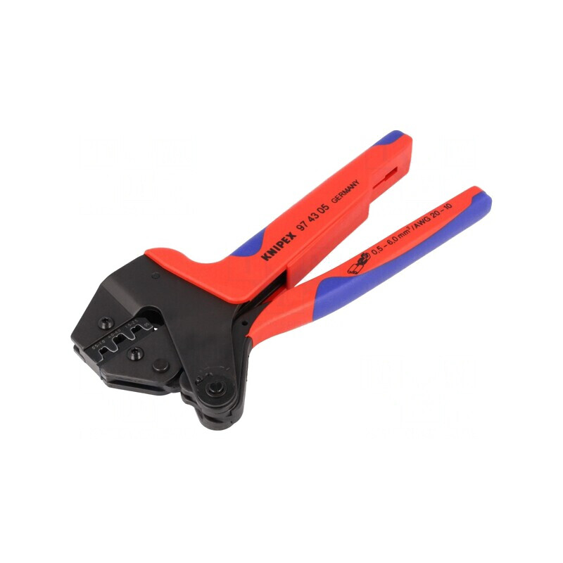 Unealtă de sertizare conectori neizolați 4,8mm 0,5-6mm² | Electronic-mag.ro | Componente Electronice