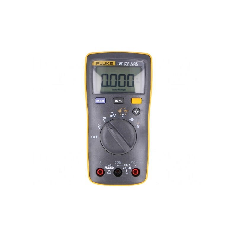 Multimetru digital LCD FLUKE 107 6000 VDC 6V-600V IDC 4A-10A | Electronic-mag.ro | Componente Electronice
