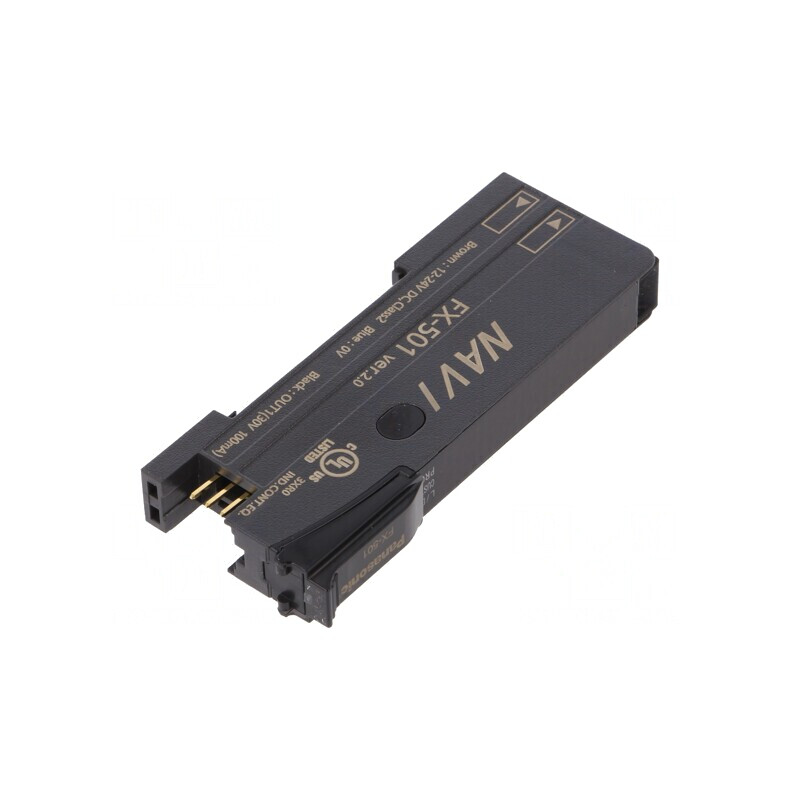 Amplificator fibră optică NPN IP40 12-24VDC FX-501 | Electronic-mag.ro | Componente Electronice