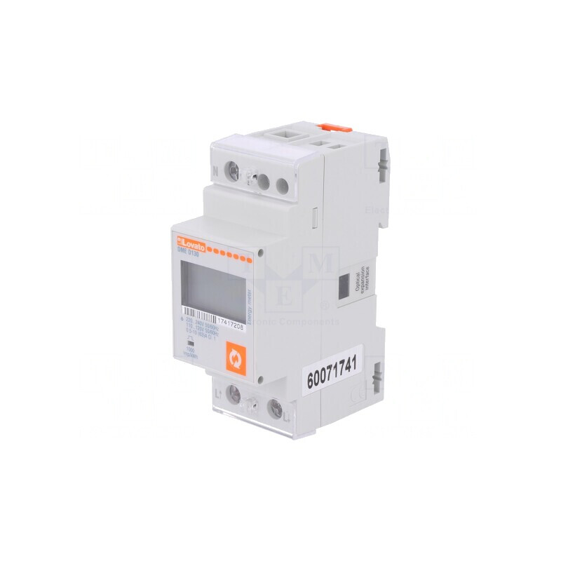 Contor Digital 1-Fază LCD pentru Șină DIN | Electronic-mag.ro | Componente Electronice