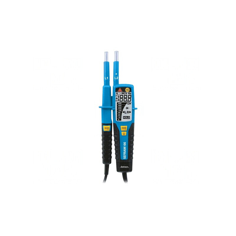 Tester Electric LCD 0,17-1kVAC 1-1500V IP64 SEFRAM66 | Electronic-mag.ro | Componente Electronice