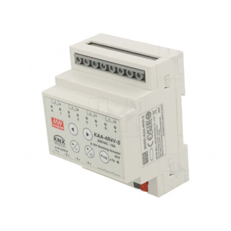 Controler LED pentru şină DIN 21-31V DC 0-10V SPST-NO | Electronic-mag.ro | Componente Electronice