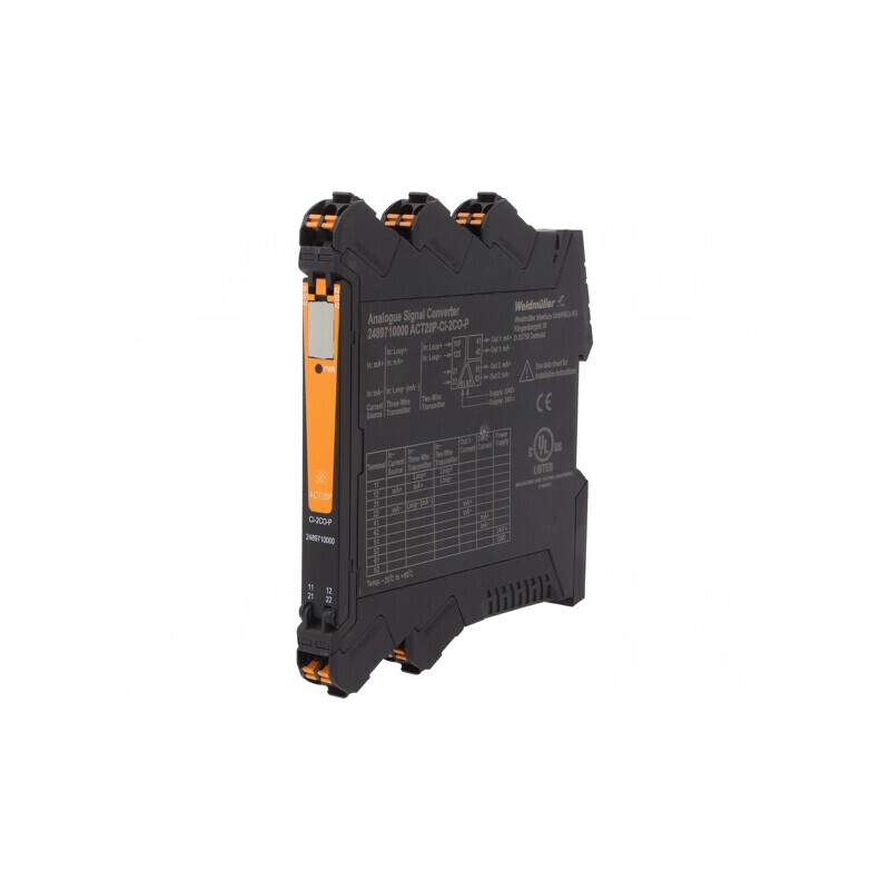 Adaptor de Semnale Analogice pentru Șină DIN 0-20mA, 4-20mA | Electronic-mag.ro | Componente Electronice