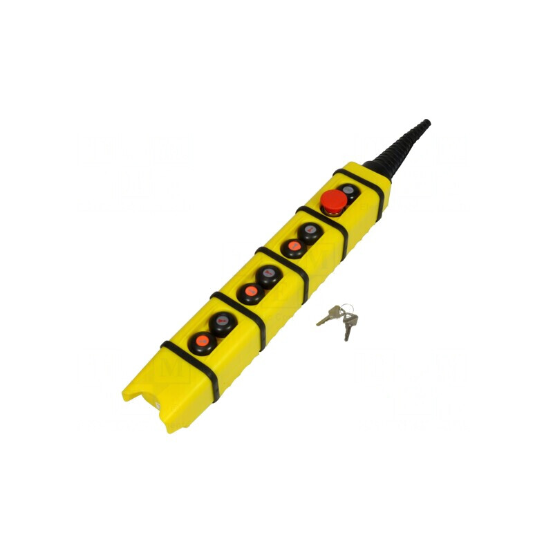 Casetă de comandă cu 8 butoane rotunde convex | Electronic-mag.ro | Componente Electronice