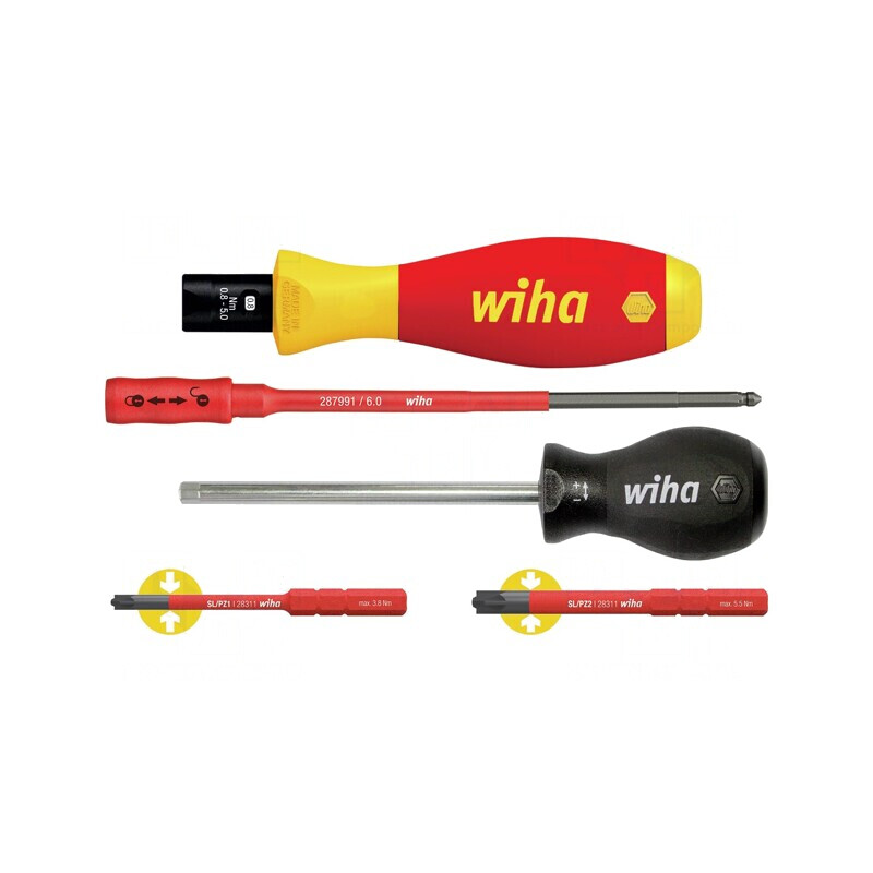Kit Şurubelniţe Dinamometrică Izolate 1kVAC TorqueVario-S | Electronic-mag.ro | Componente Electronice