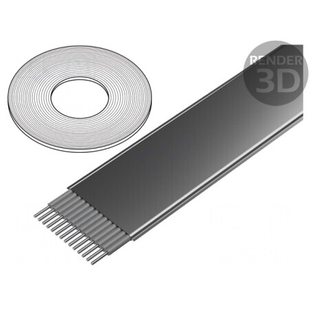 Cablu Bandă 0,635mm Cu 16x30AWG 100FT | Electronic-mag.ro | Componente Electronice