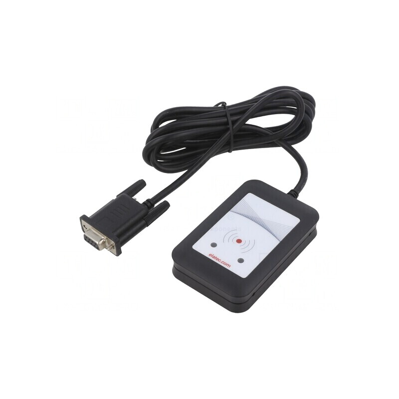 Cititor RFID RS232 cu Antenă 100mm Negru | Electronic-mag.ro | Componente Electronice