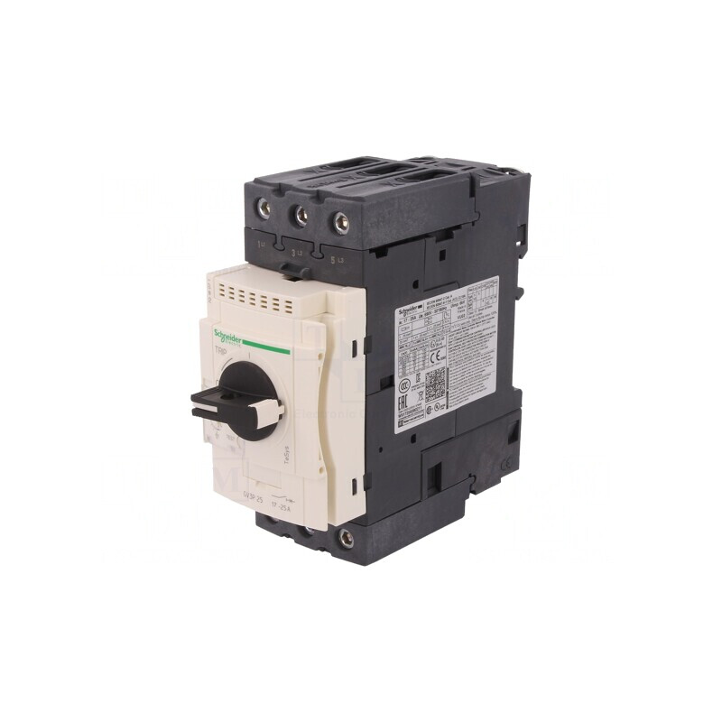 Întrerupător Motor 11kW 230-690VAC DIN IP20 GV3P25 | Electronic-mag.ro | Componente Electronice