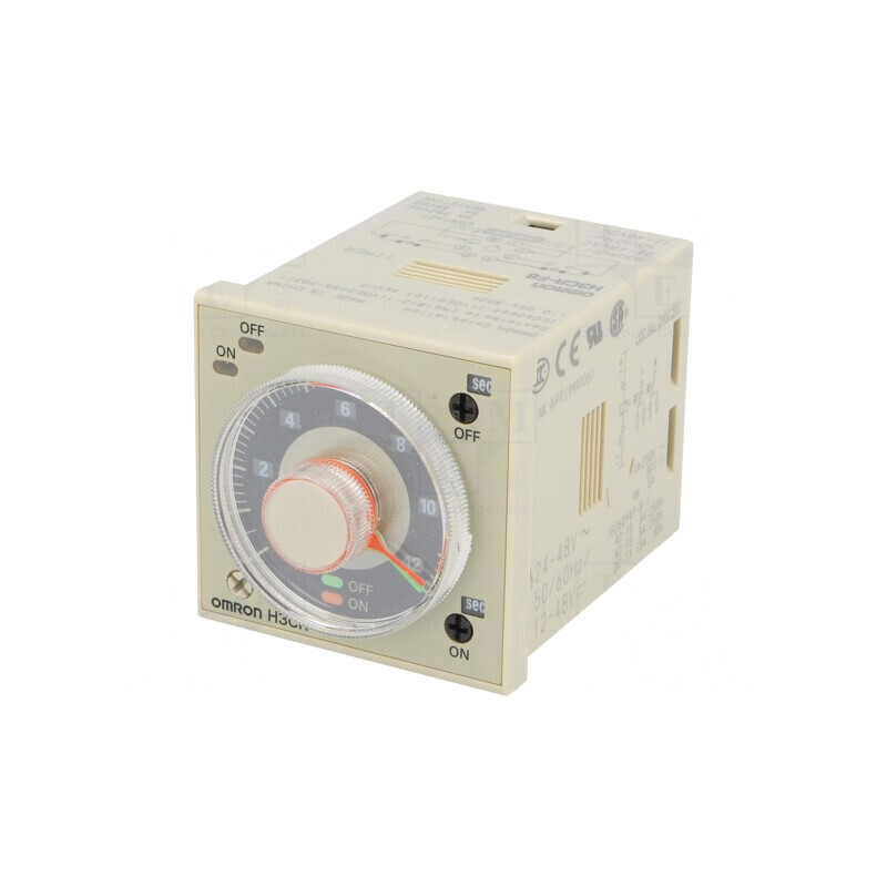 Relé Temporizator 0,05s-30h DPDT 24VAC/DC 250VAC/5A | Electronic-mag.ro | Componente Electronice