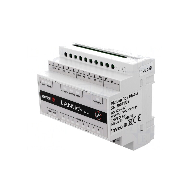 Modul Intrare Digitală 1 Port 10-24VDC LAN 8 | Electronic-mag.ro | Componente Electronice