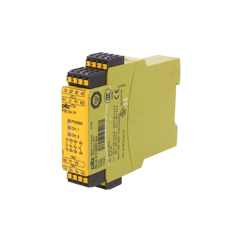 Modul de Extensie PZE X4.1P 24VDC 1 Intrare 4 Iesiri IP40 | Electronic-mag.ro | Componente Electronice
