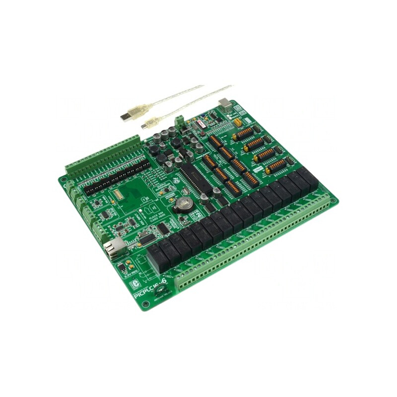 Kit Dezvoltare Microchip PIC18 și PICPLC16 V6 PLC System | Electronic-mag.ro | Componente Electronice