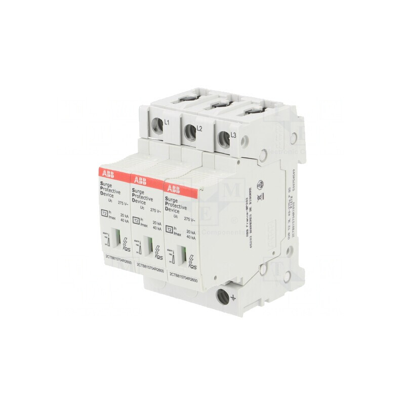 Limitator de Supratensiuni Tip 2 3 Poli 40kA IP20 | Electronic-mag.ro | Componente Electronice