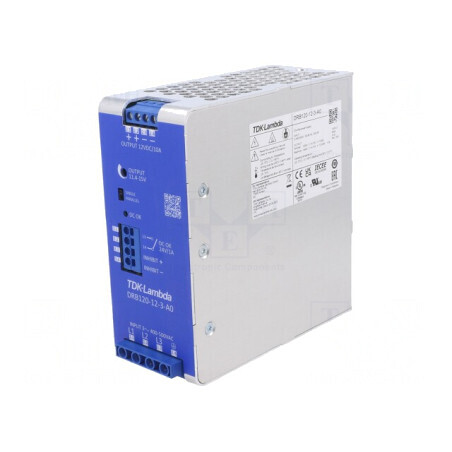 Alimentator Pulsatoriu pentru Șină DIN 120W 12V 10A | Electronic-mag.ro | Componente Electronice
