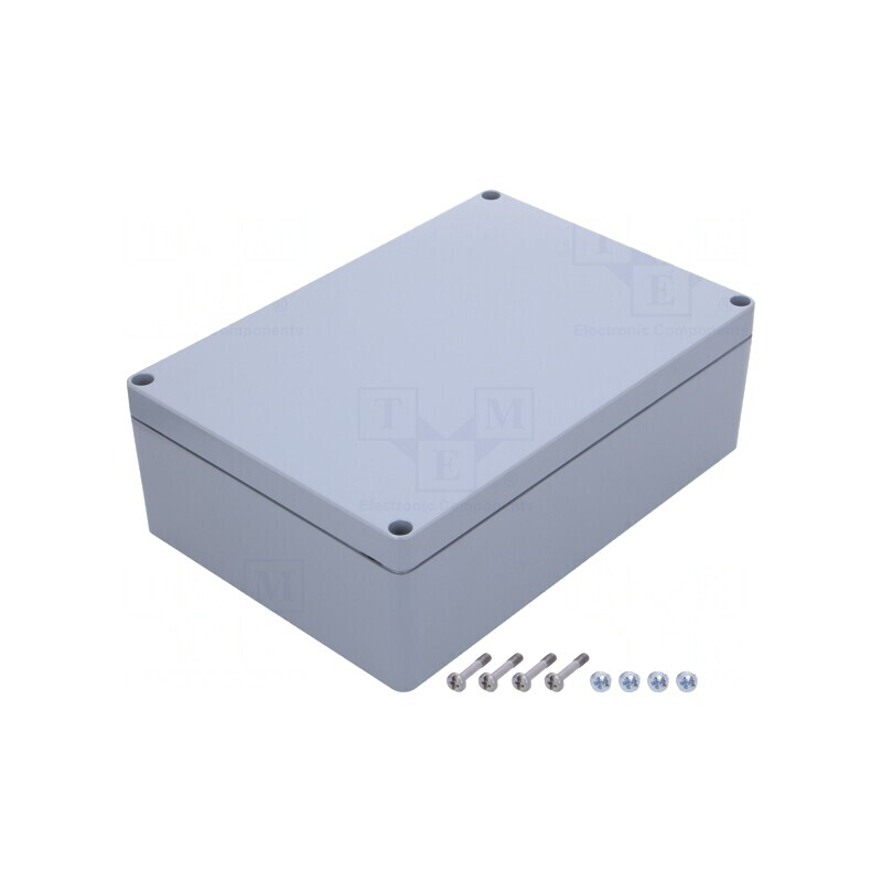 Carcasă universală aluminiu gri 230x330x110 mm | Electronic-mag.ro | Componente Electronice