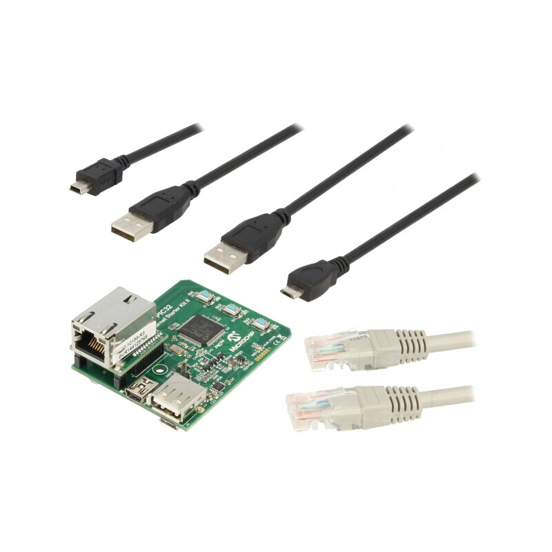 Kit Dezvoltare Microchip PIC32 LAN8740 și PIC32MX795F512L | Electronic-mag.ro | Componente Electronice