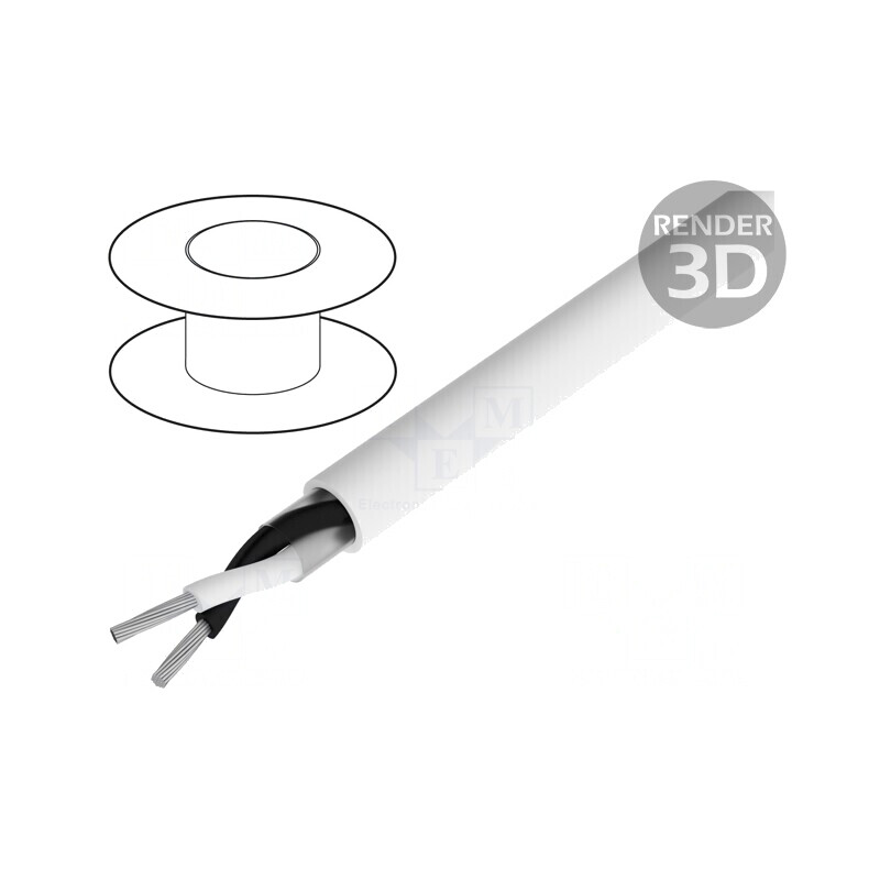 Cablu Alpha Essential C&C 2x24AWG 30,5m | Electronic-mag.ro | Componente Electronice