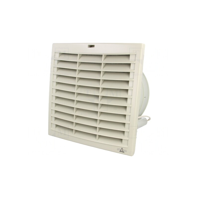 Ventilator AC Axial 115VAC 254x173x223mm 332m3/h 67dBA IP54 | Electronic-mag.ro | Componente Electronice