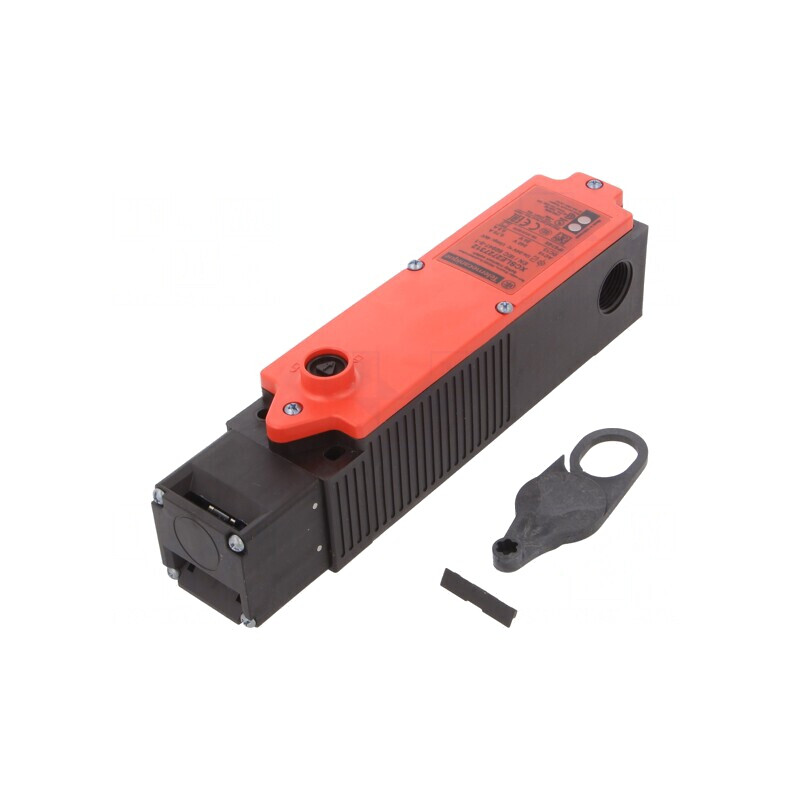 Întrerupător de siguranță cu blocare roșie IP66 XCSLE NC x2 | Electronic-mag.ro | Componente Electronice