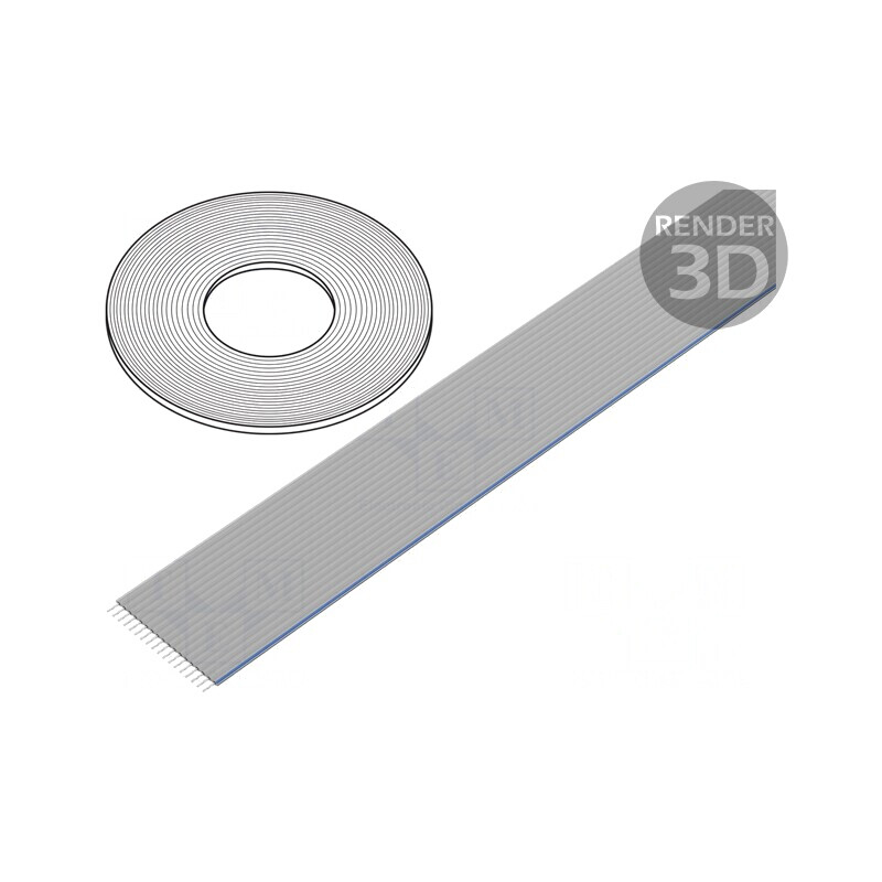 Cablu Bandă 0,635mm 30AWG Cu LSZH 100FT | Electronic-mag.ro | Componente Electronice