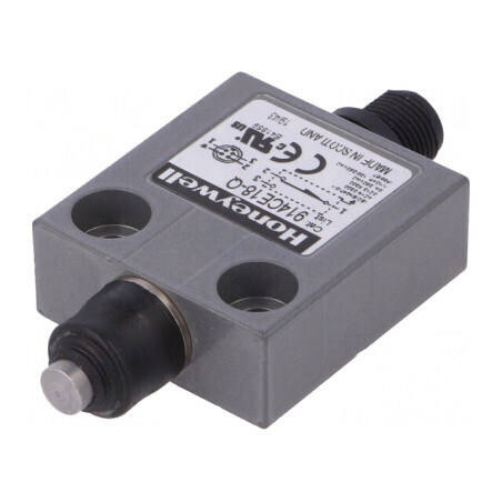 Limitator cursă bolţ Ø7mm SPDT 3A 250VAC M12 | Electronic-mag.ro | Componente Electronice