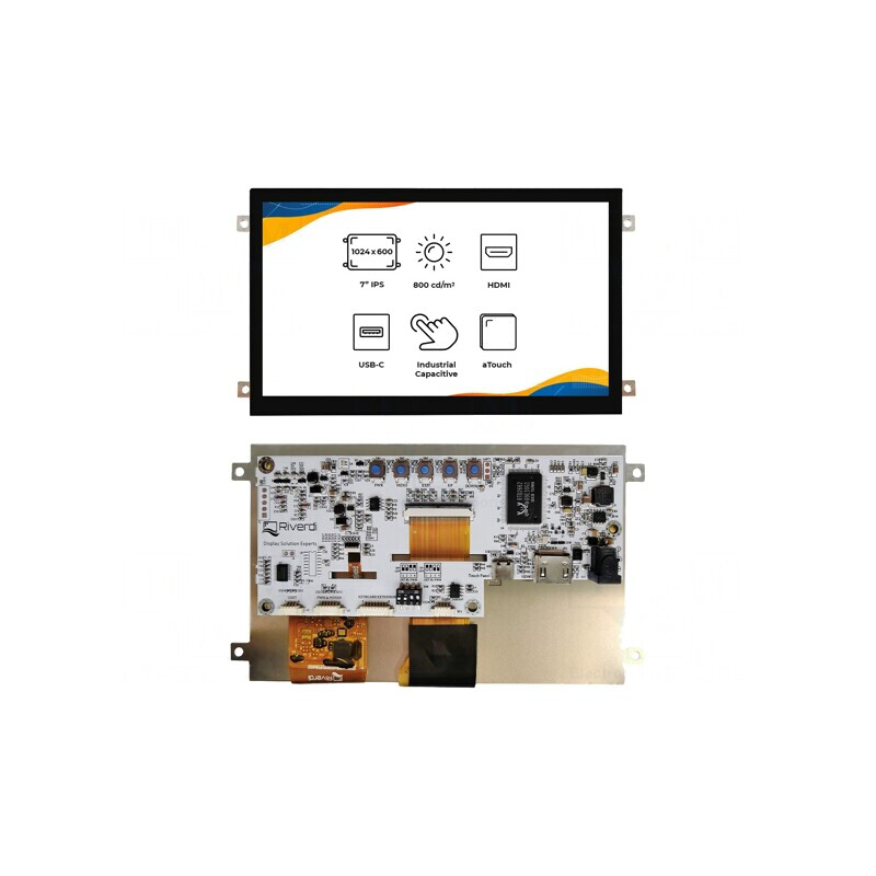 Display TFT 7" 1024x600 LED RGB | Electronic-mag.ro | Componente Electronice