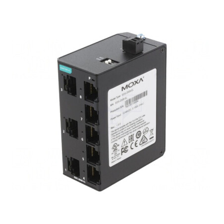 Switch Ethernet 8 Porturi neadministrabil 9,6-60VDC EDS-2008-EL | Electronic-mag.ro | Componente Electronice
