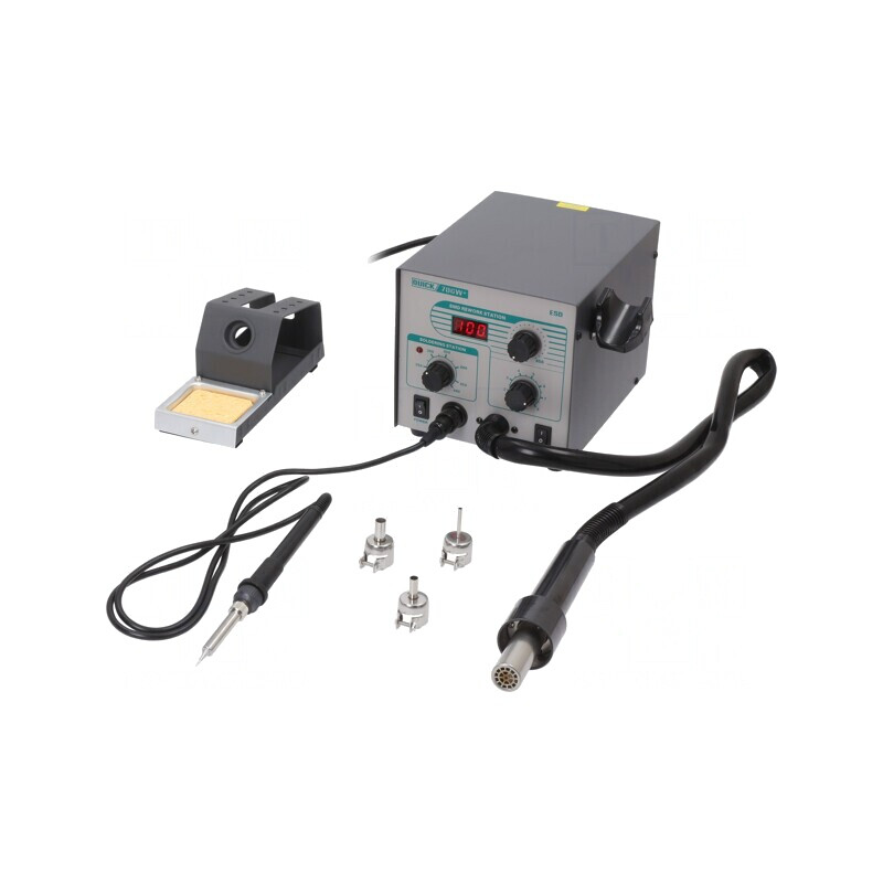 Stație de Lipit cu Aer Cald QUICK 706W, 100-450°C | Electronic-mag.ro | Componente Electronice