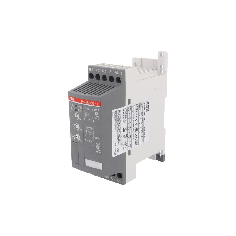Softstart 3kW 6.8A 208-600VAC pentru șină DIN | Electronic-mag.ro | Componente Electronice